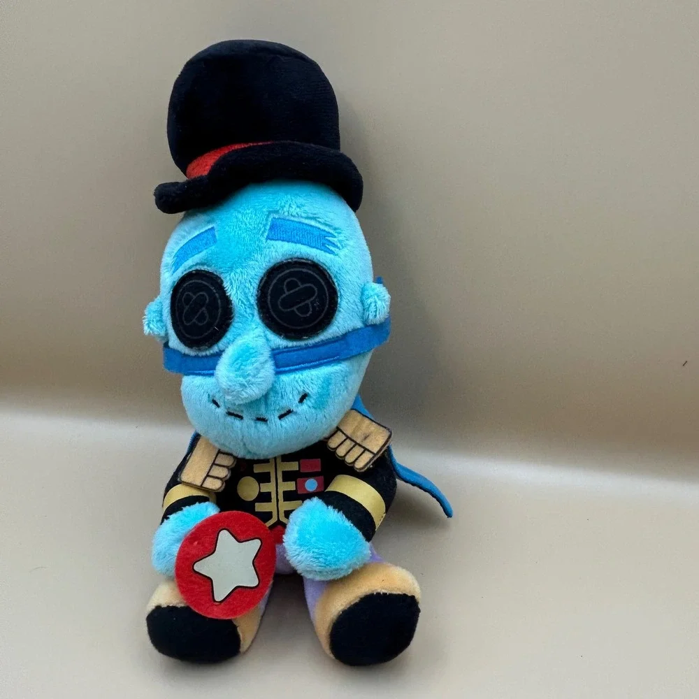 Coraline Mr Bobinsky Circus Plush Blue Button Eye Ringmaster Toy 9 Inch